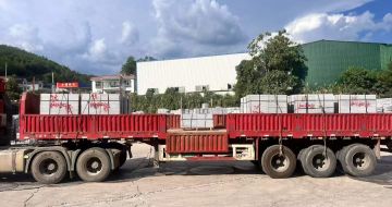 池州 芝麻灰花岗岩地铺石出货日常