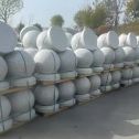 池州 白麻花岗岩石材圆球，石球，挡车球，隔离球，景观石球，风水球等