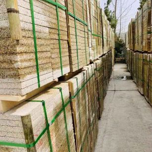 池州 黄金麻花岗岩荔枝面地铺石