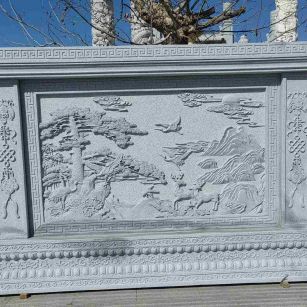 池州 芝麻白大型照壁，屏风，影壁