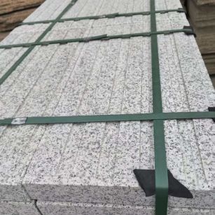 池州 白麻花岗岩直行盲道石，盲条，地铺石