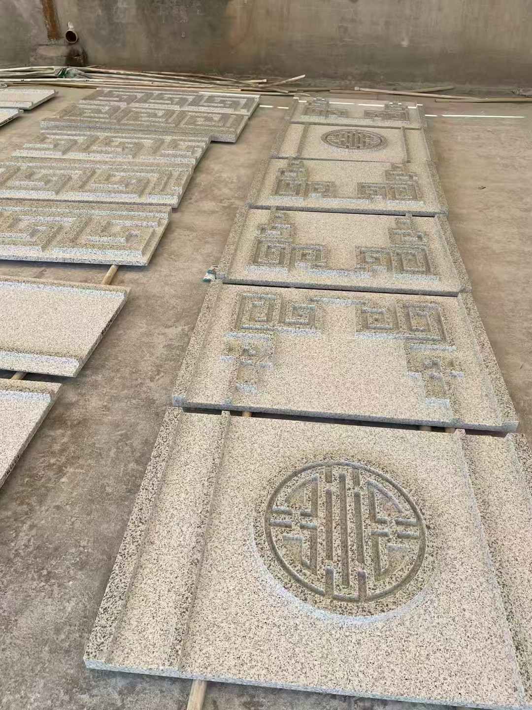 池州 白麻花岗岩外墙立面雕刻板