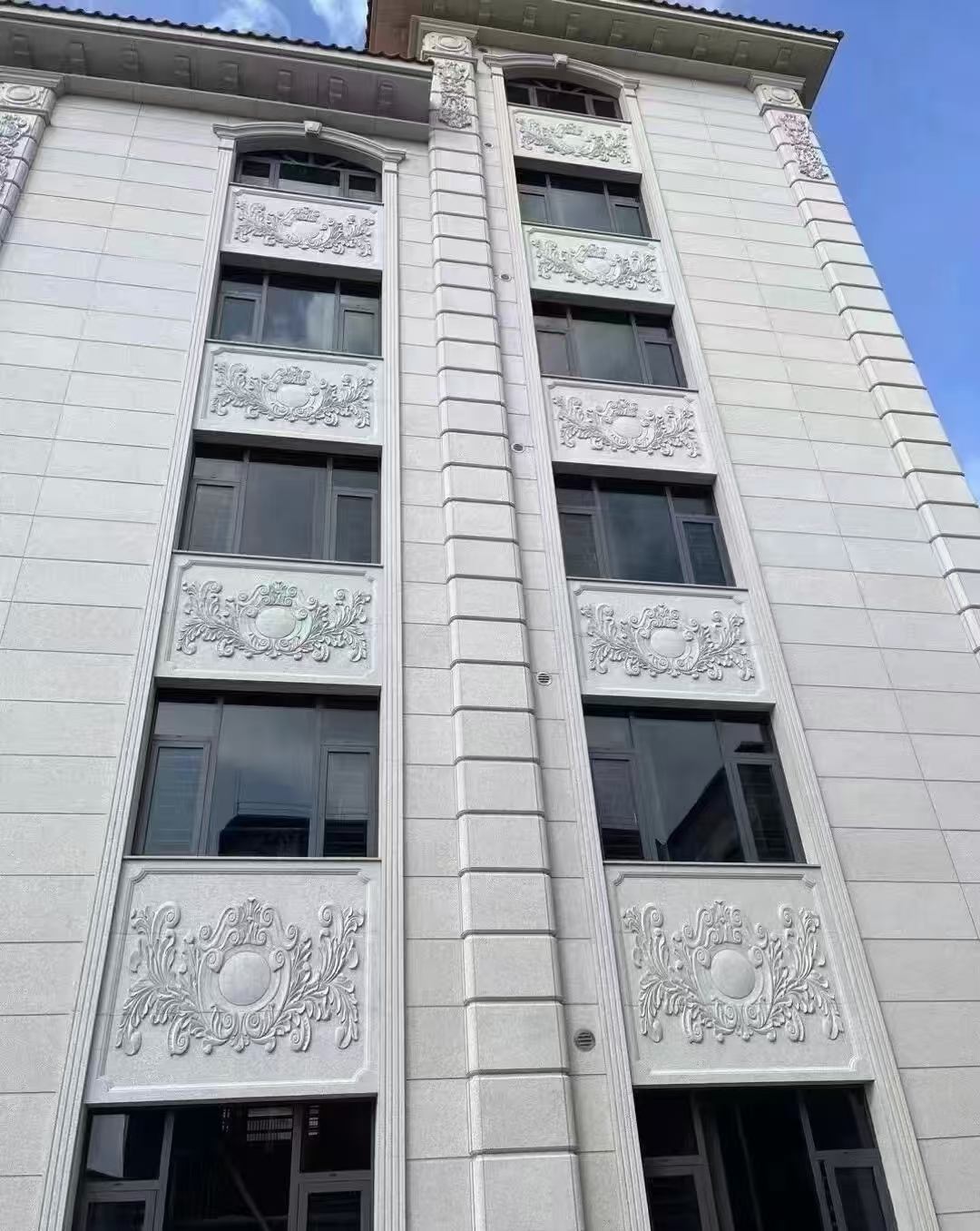 池州 白麻荔枝面花岗岩别墅外墙干挂