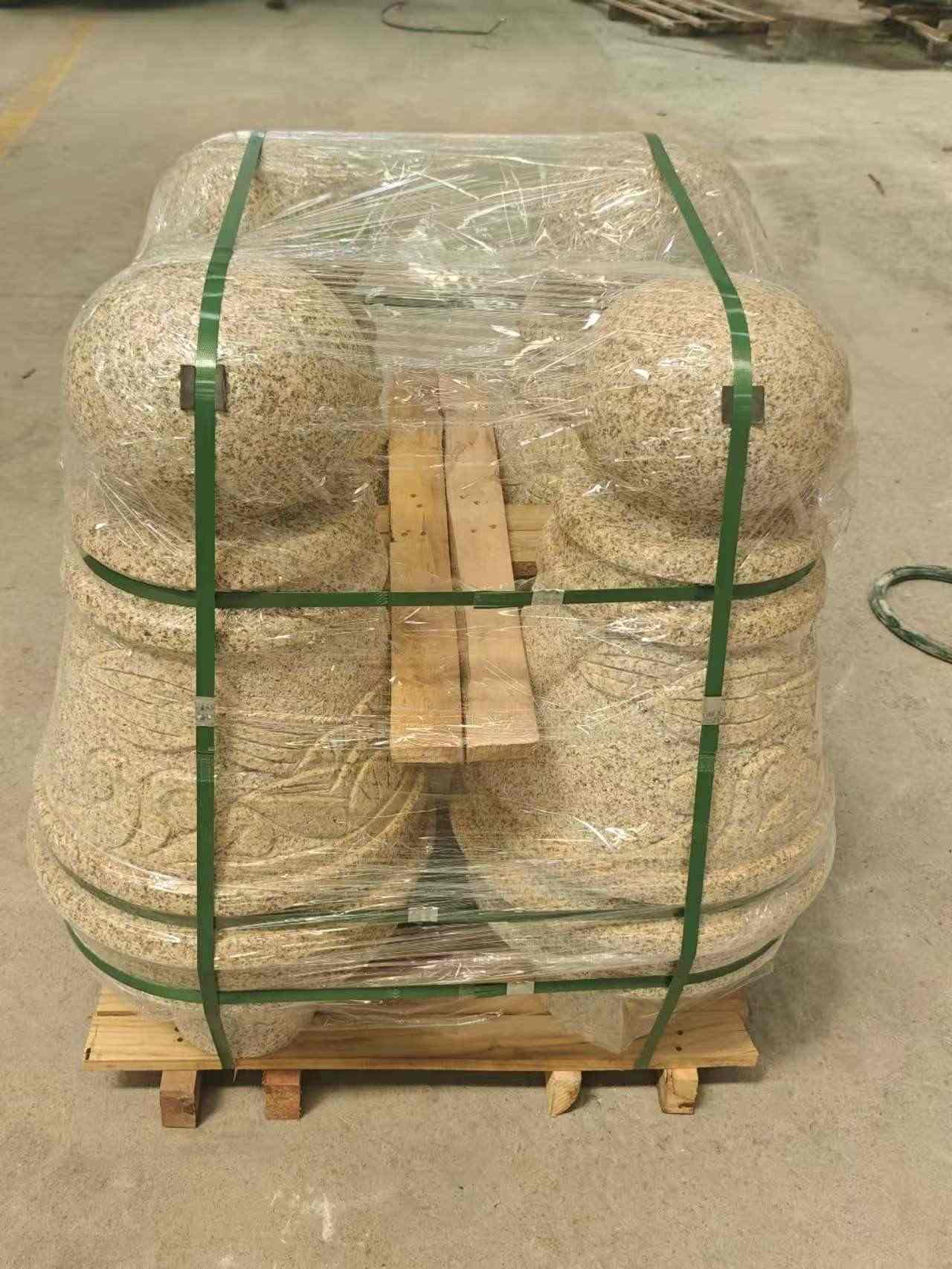 池州 黄金麻异形定制雕花——棒棒糖挡车柱