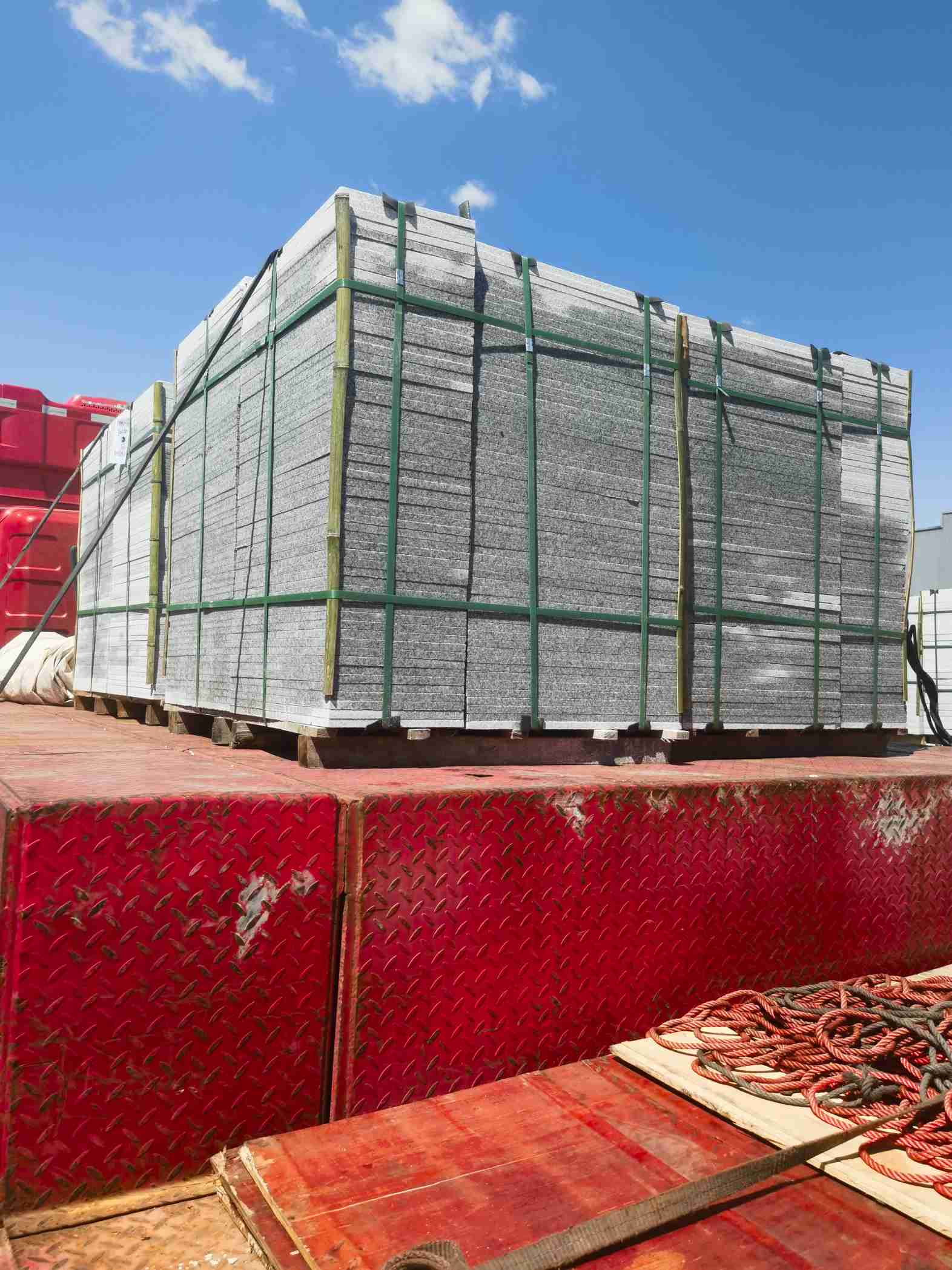 池州 芝麻白火烧规格板地铺石300*600/600*600