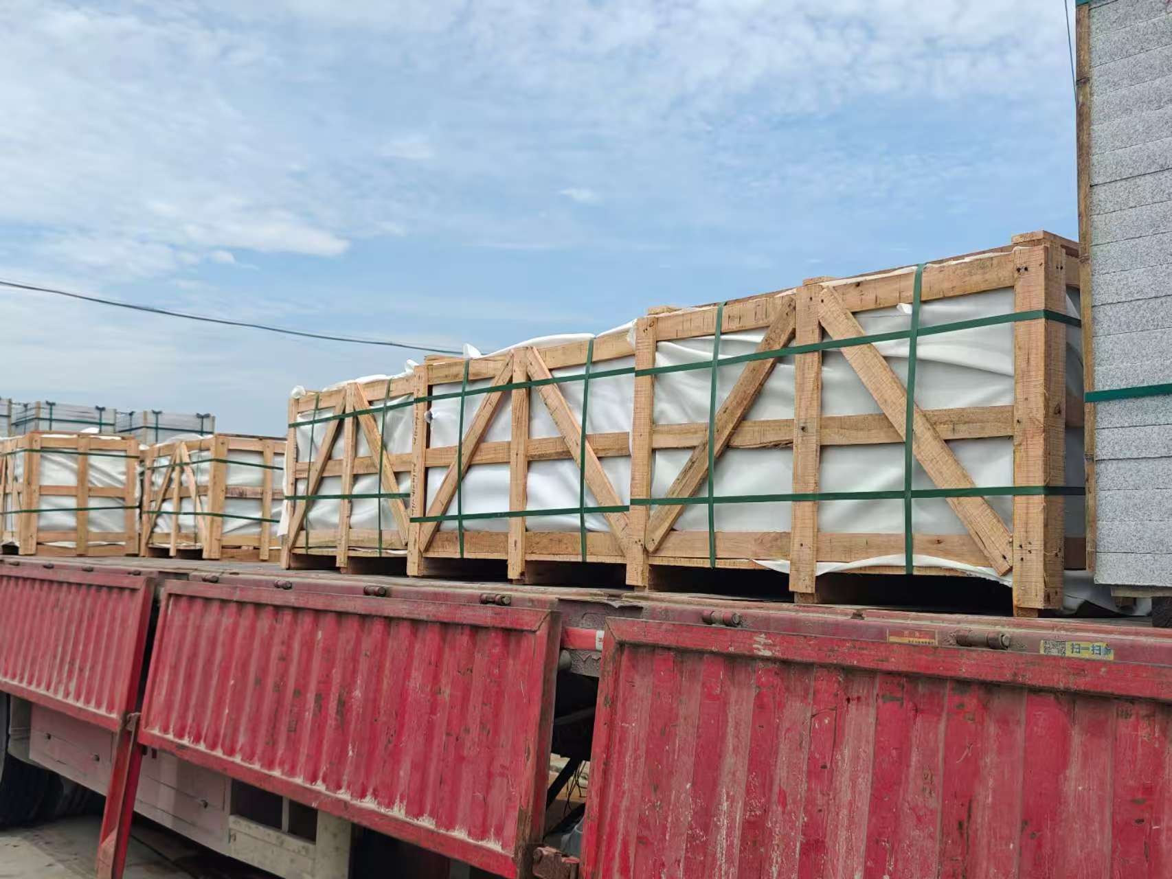 池州 芝麻白花岗岩地铺石出口专车-泰国游