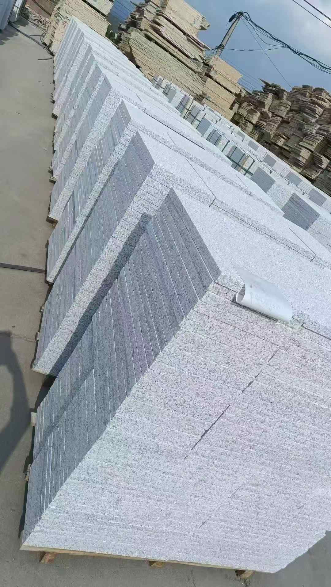 池州 白麻荔枝面花岗岩地铺石