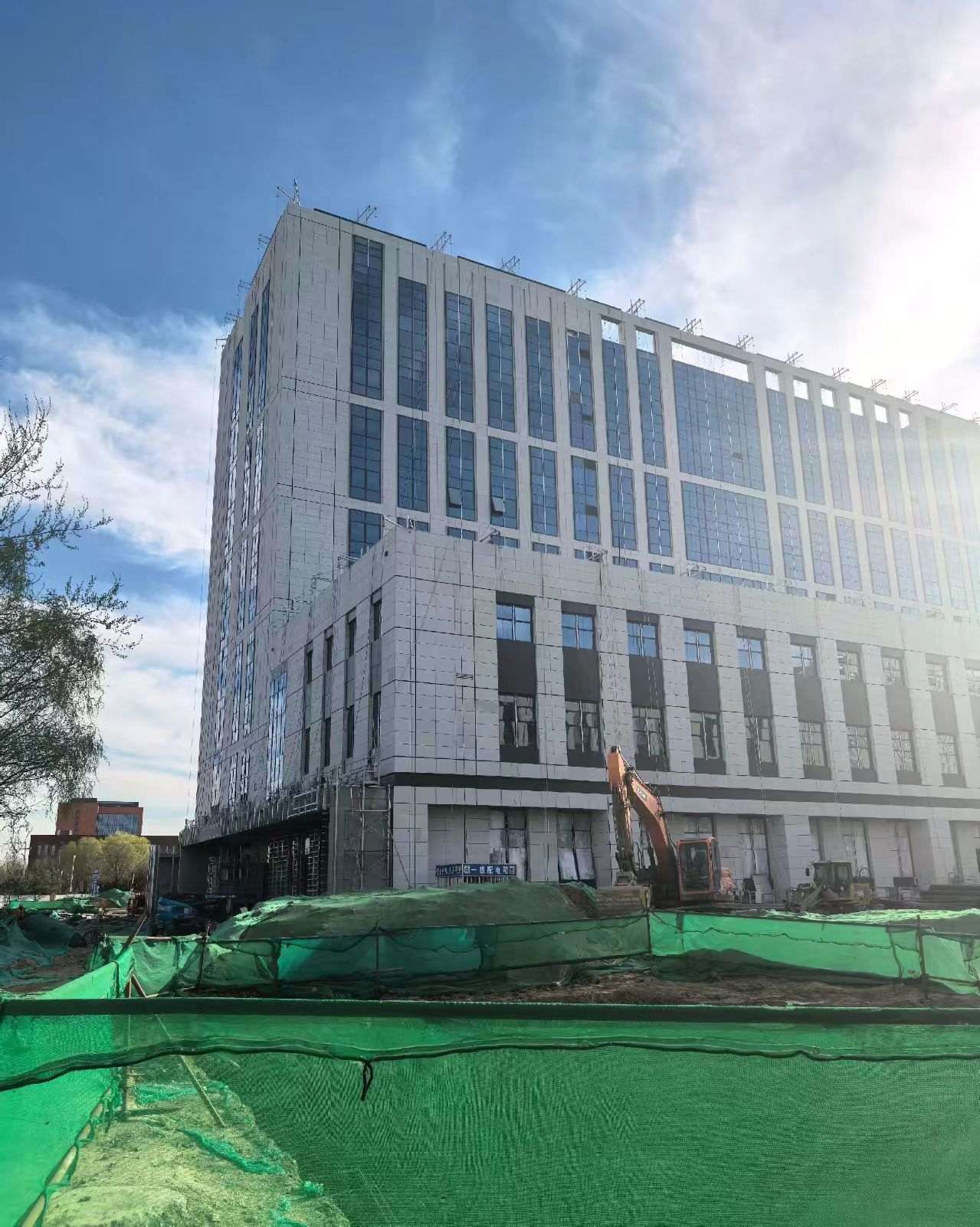 池州 白麻花岗岩石材外墙干挂